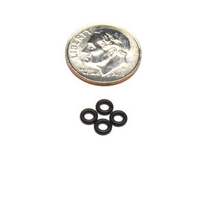 Hard rubber 2mm replacement o-rings for Exotek shock bleeder caps - 4 pcs