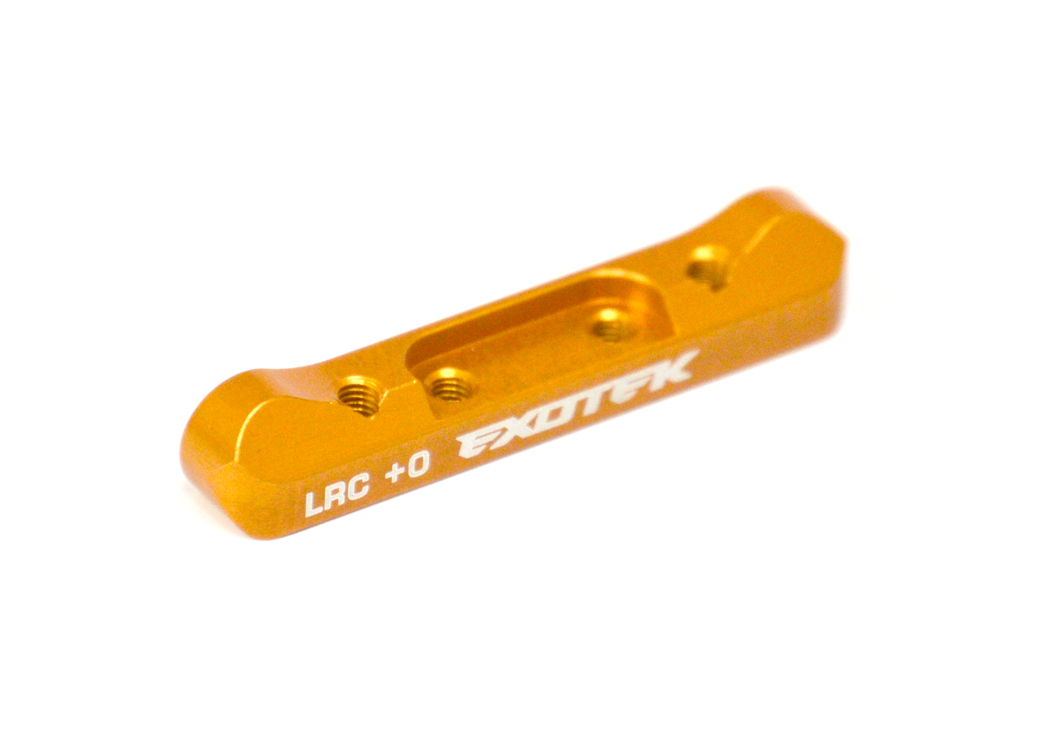 Gold alloy LRC RR rear suspension hanger - 0 degree (Durango DEX210)