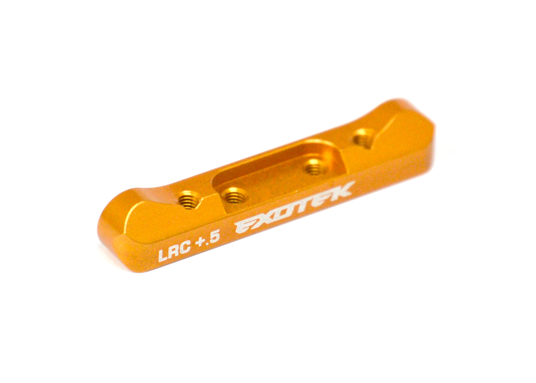 Gold alloy LRC RR rear suspension hanger - 0.5 degree (Durango DEX210)