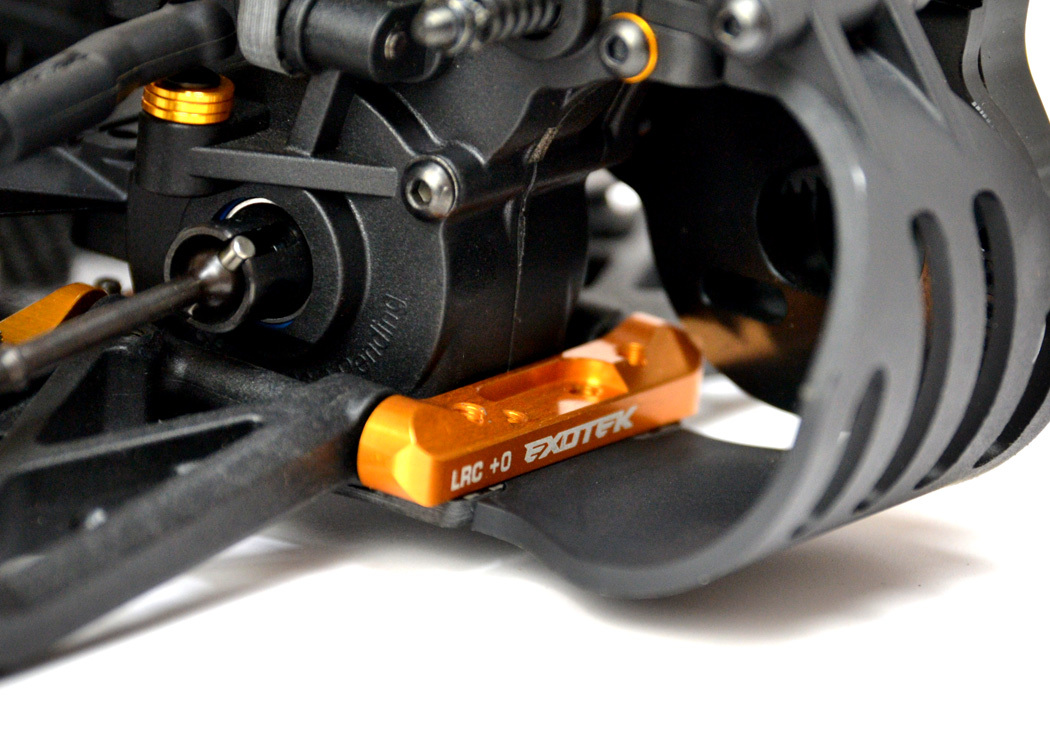 Gold alloy LRC RR rear suspension hanger - 0.5 degree (Durango DEX210)