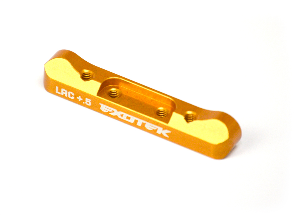 Gold alloy LRC RR rear suspension hanger - 0.5 degree (Durango DEX210)