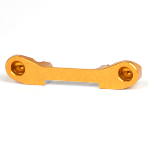 Gold alloy HRC RR rear suspension hanger for Type B DIMEC chassis - plus 0.5 degree toe in (Durango DEX210)