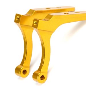Gold aluminium wing mount set - mid motor (Durango DEX210v2 or v3)