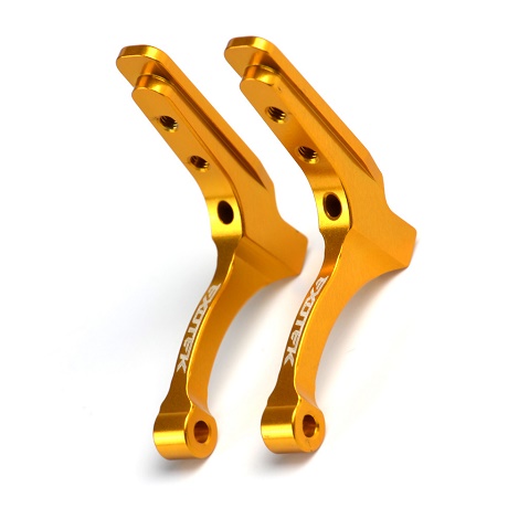Gold aluminium wing mount set - mid motor (Durango DEX210v2 or v3)