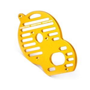 Gold aluminium Flite vented motor plate (Durango DEX210)