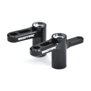 Black aluminium steering bellcrank set (Xray XB4'15)