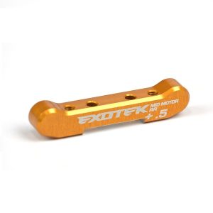 Gold aluminium + 0.5 degree rear suspension hanger - Type B - Mid Motor (Durango DEX210v3, DESC210v2 or DEST210)