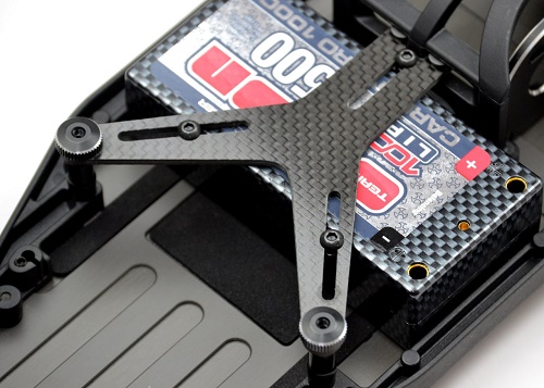 Carbon Fibre adjustable battery strap (Yokomo YZ2)