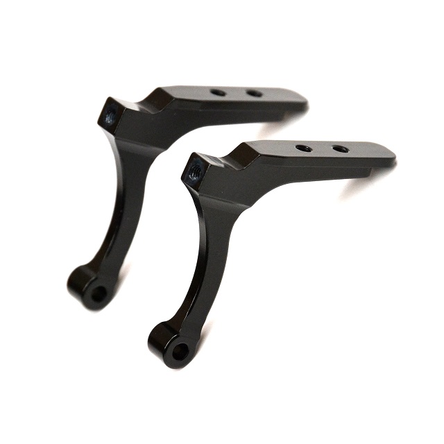 Black 7075 alloy wing mount set (Durango DEX210v3)