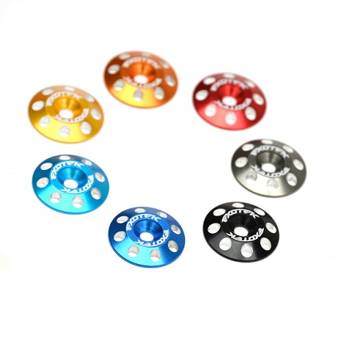 Black Flite V2 alloy wing buttons - pair