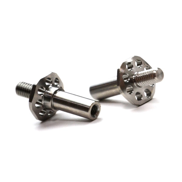 Flite titanium front axles - pr (Associated B6 or B6D)