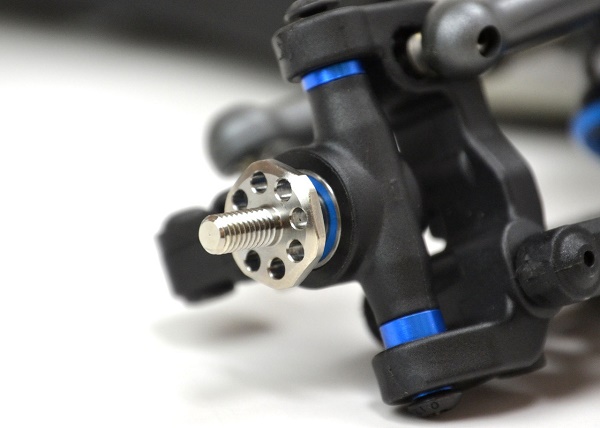 Flite titanium front axles - pr (Associated B6 or B6D)