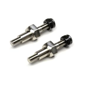 Titanium quick change front shock posts - pr (Associated B6, B6D, B64 or B64D)