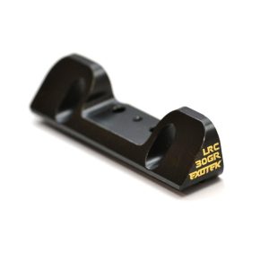 Black brass RF LRC wishbone hanger - 30grm (TLR 22 3.0)