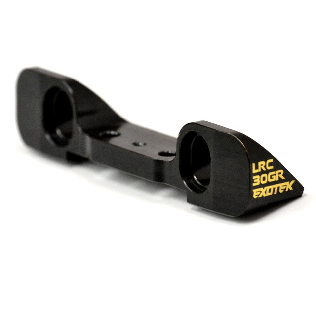 Black brass RF LRC wishbone hanger - 30grm (TLR 22 3.0)