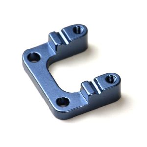 Gun Metal aluminium rear sway bar mount - for forward mounted shocks (Tekno EB410)