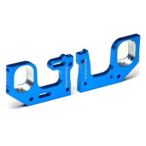 Blue aluminium 7075 HD motor plate set (Tamiya TRF103)