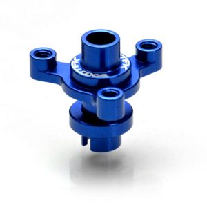 Blue aluminium Eliminator spur gear mount - uses Slash 2wd spurs (Traxxas Slash)