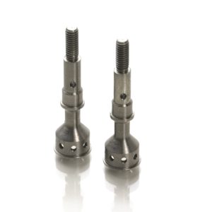 Titanium rear CVA axles - drag only (Associated DR10)