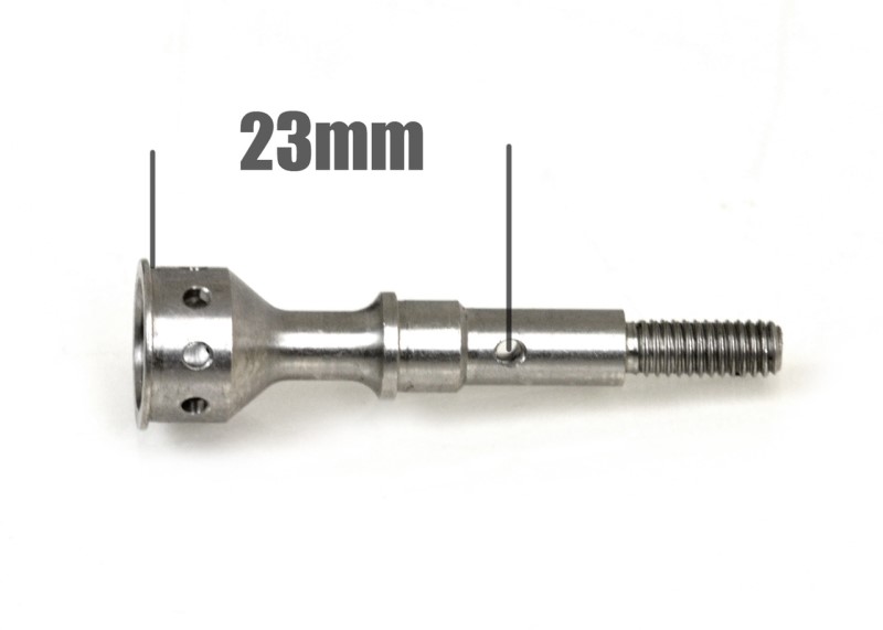Titanium rear CVA axles - drag only (Associated DR10)