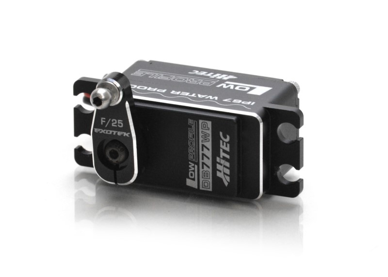 Black 7075 aluminium HD servo horn - 25 spline (TLR 22 series)