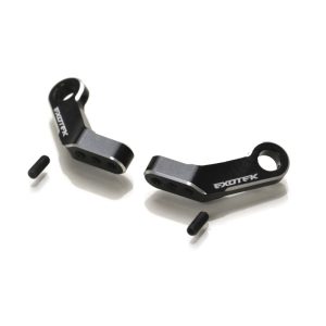 Black 7075 aluminium rear body mounts - for Drag use (TLR 22 5.0)