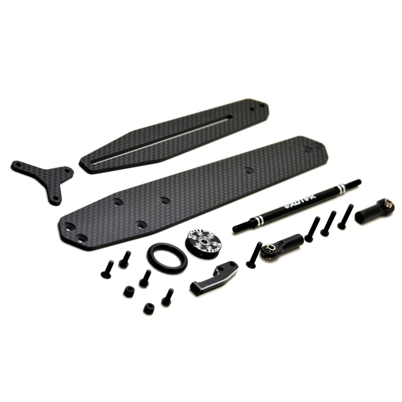 Carbon fibre adjustable wheelie bar set (Associated B6 series)