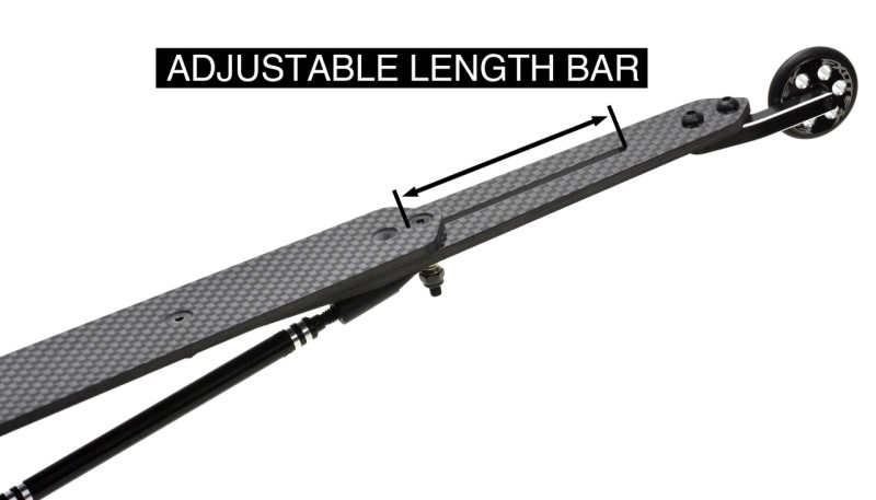 Carbon fibre adjustable wheelie bar set (Associated B6 series)