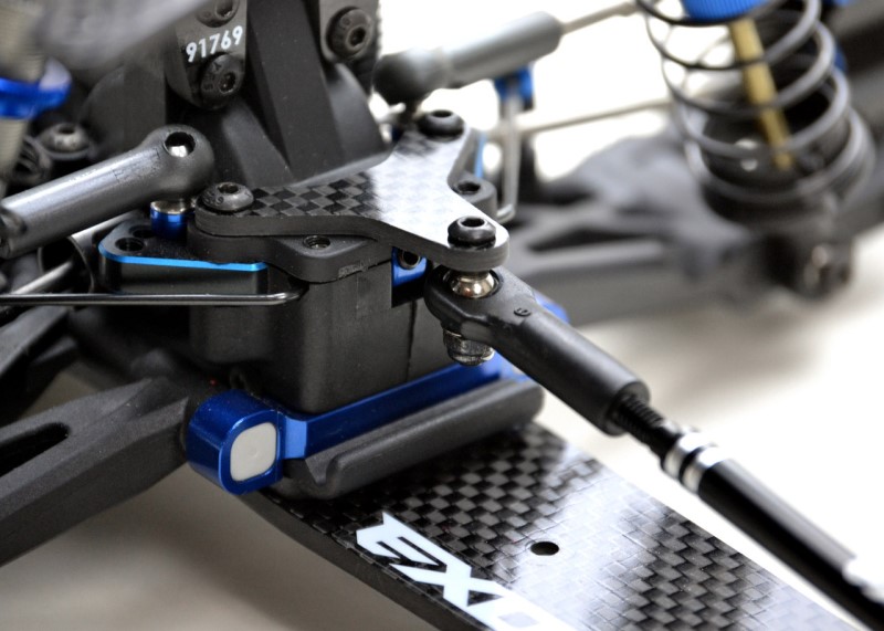 Carbon fibre adjustable wheelie bar set (Associated B6 series)