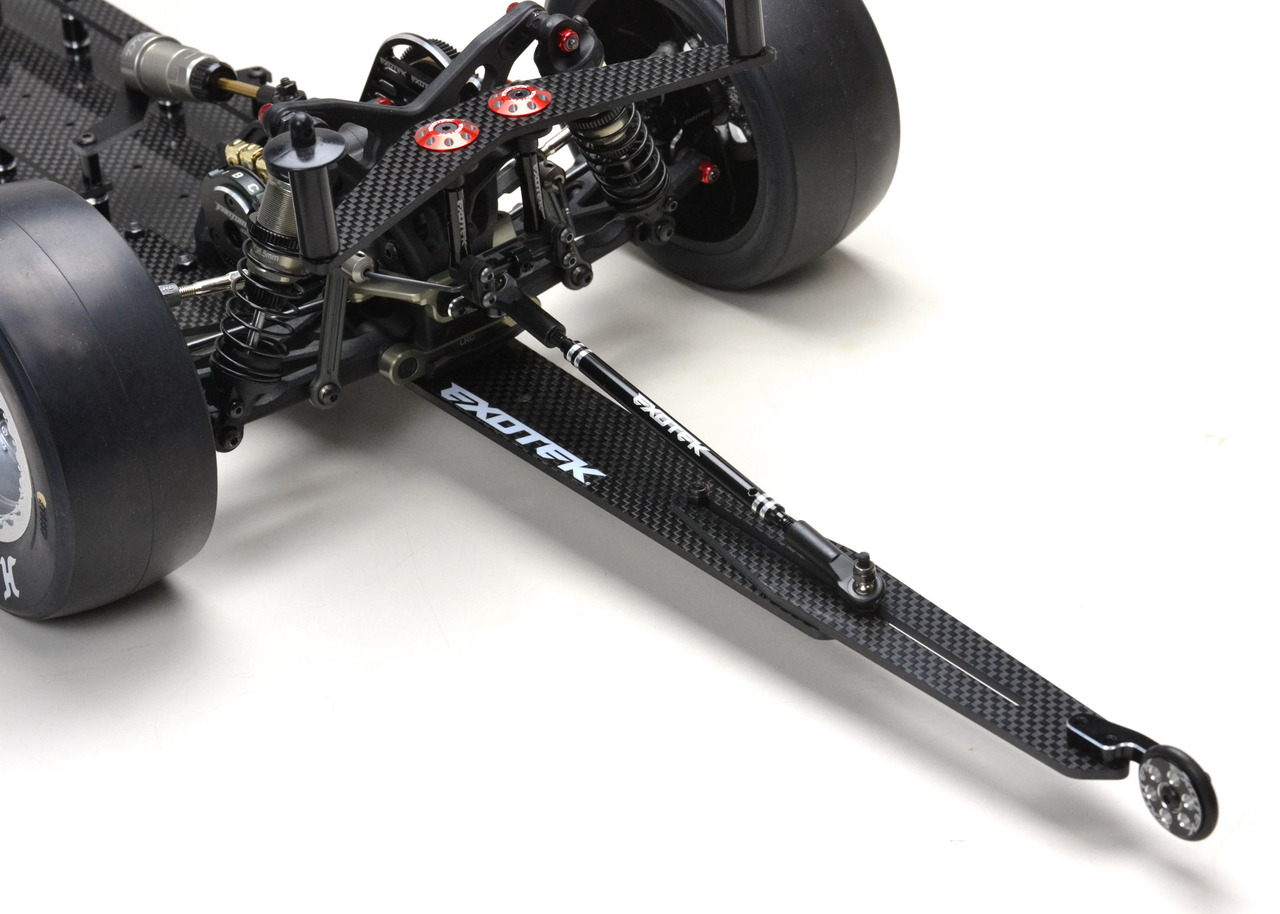 Carbon fibre adjustable wheelie bar set (TLR 22 3.0. 4.0 or 5.0)