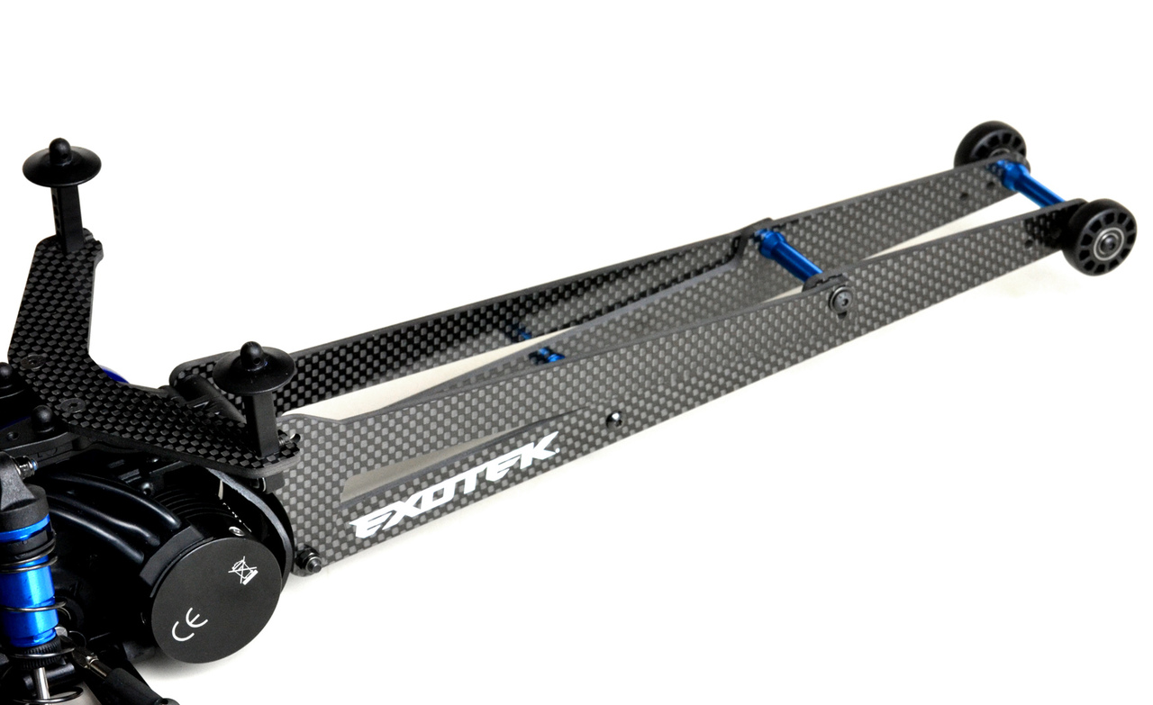 Carbon fibre wheelie bar set (Associated DR10)