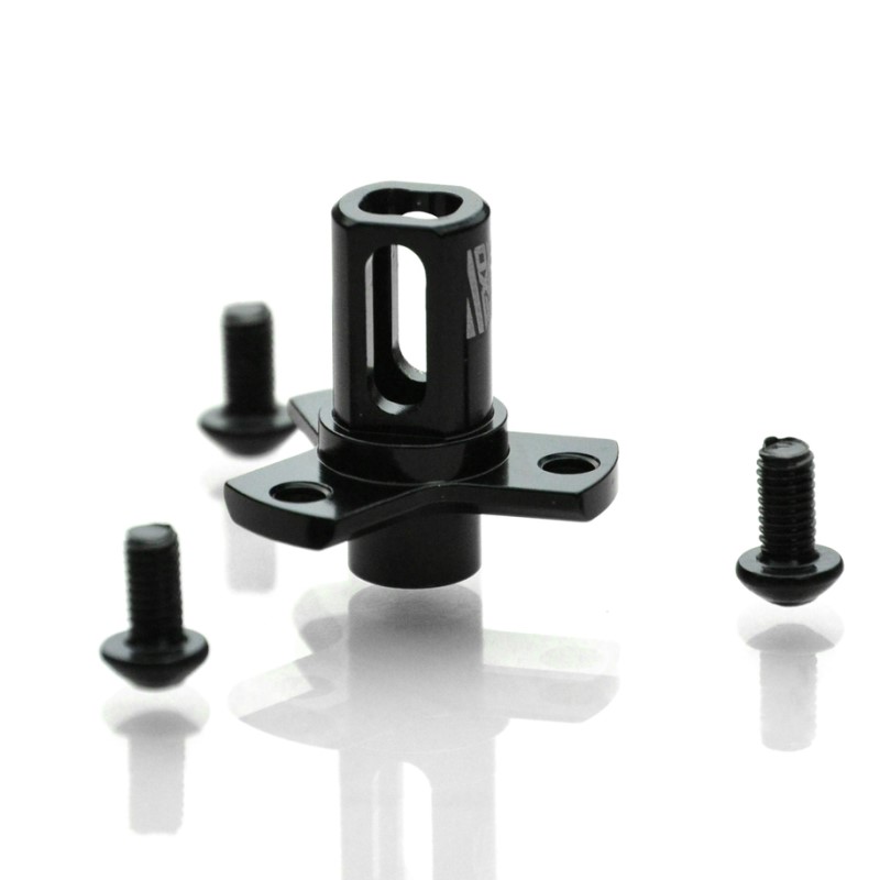 Black aluminium Slipper Eliminator spur mount - for Kimbourough spurs (TLR 22 series)