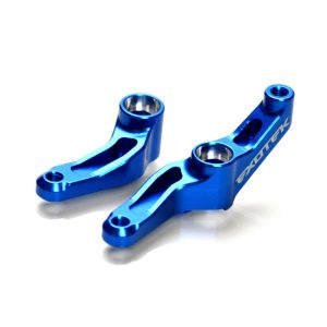 Blue 7075 HD aluminium steering bellcrank set (Associated B5, RB10, PRO2, DR10, DB10 or SC10)