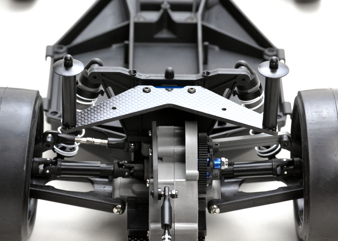 Carbon fibre +28mm rear body mount (Traxxas Slash)