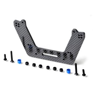 Carbon fibre short front Drag shock tower - uses 4TEC shocks (Traxxas Slash)