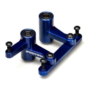 Blue 7075 HD aluminium Pro ballraced steering set (Traxxas Slash)