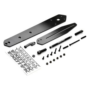 Carbon Fibre flat wheelie bar set (TLR 22S Drag)