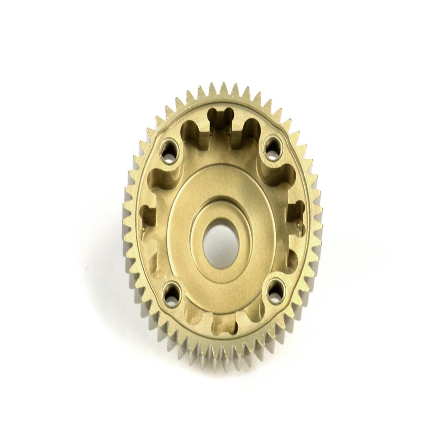 Hard Anodised 7075 alloy differential gear and alloy cover (TLR 22 5.0)