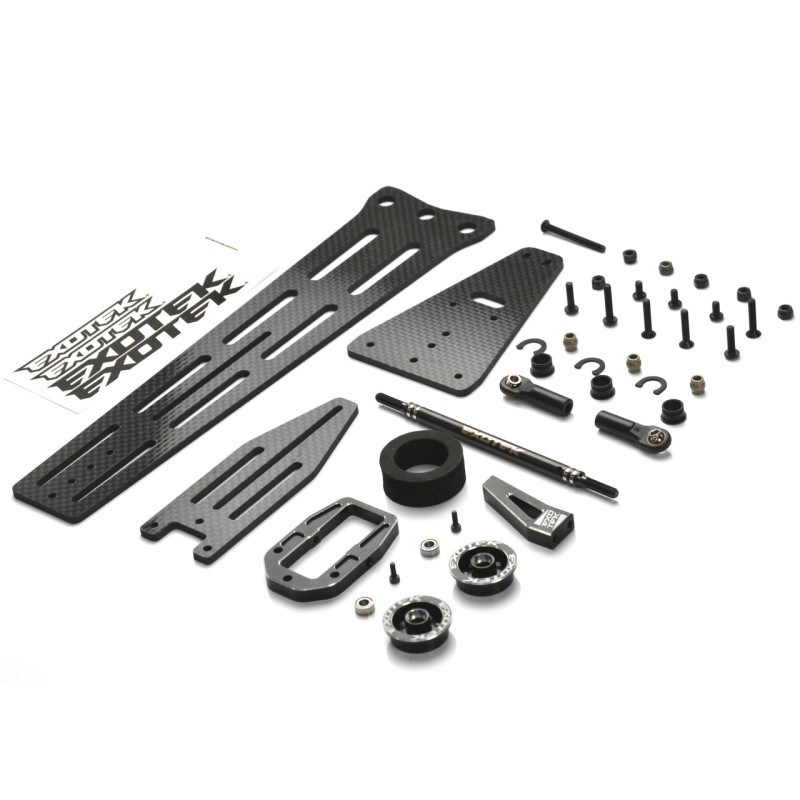 Pro carbon fibre single wheel wheelie bar set (Associated B6.3 or B6.4)