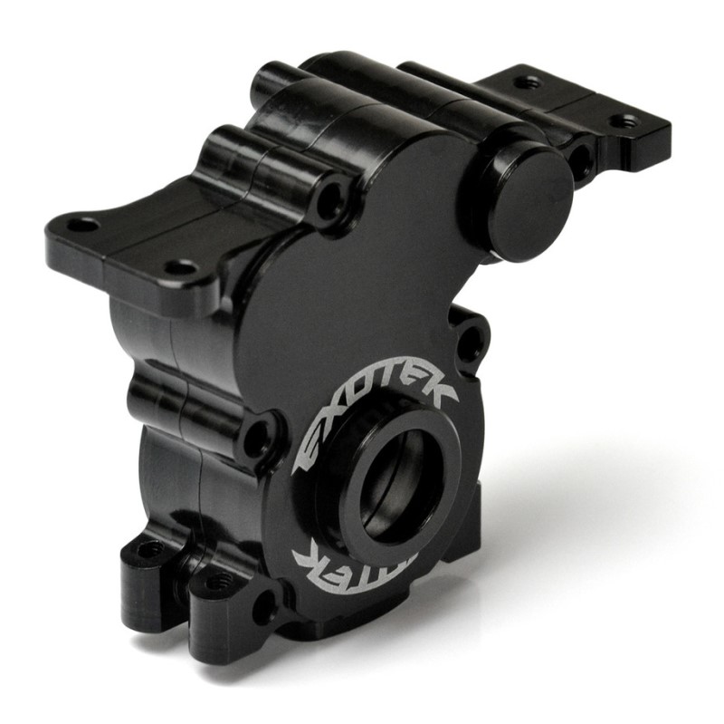 Black 7075 aluminium 4 gear gearbox case (Associated DR10M)