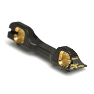 Black Brass C block rear weight - 25grm - for 73mm arms (Associated B6.3 or B6.4)