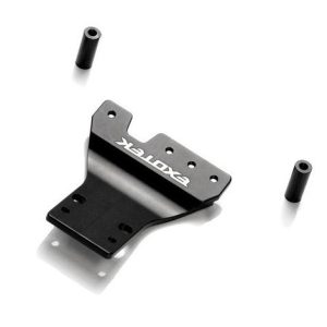 Black 7075 aluminium front nose plate and posts - Exotek CB6 (Associated B6.3)