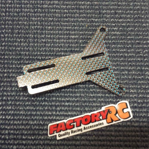 Blue Carbon Fibre adjustable battery brace (Associated B5M, T5M or SC5M)