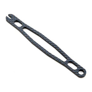 Blue Carbon Fibre battery strap (Associated B64 or B64D)