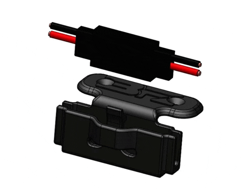 BF- Battery connector holder - JST/BEC plug (Hot Bodies)
