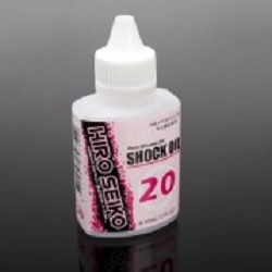 20wt pure silicone shock oil in plastic bottle - 60ml