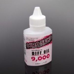 9,000wt cps pure silicone diff oil in plastic bottle - 60ml