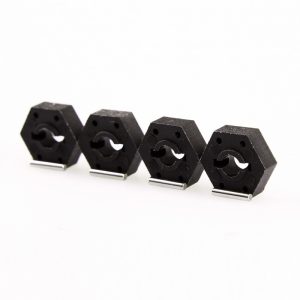 Plastic wheel hex set with pins - 4 pcs (all EMB)