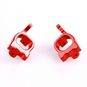 Option Red aluminium front C-hub carriers - pr (all EMB or LC12B1)