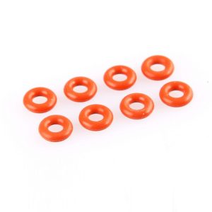 Red silicone shock o-rings - 8 pcs (all EMB or LC12B1)